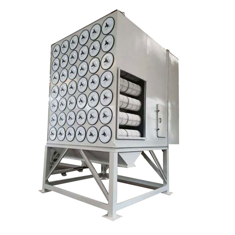 金屬切割車間煙氣除塵裝置濾筒除塵器