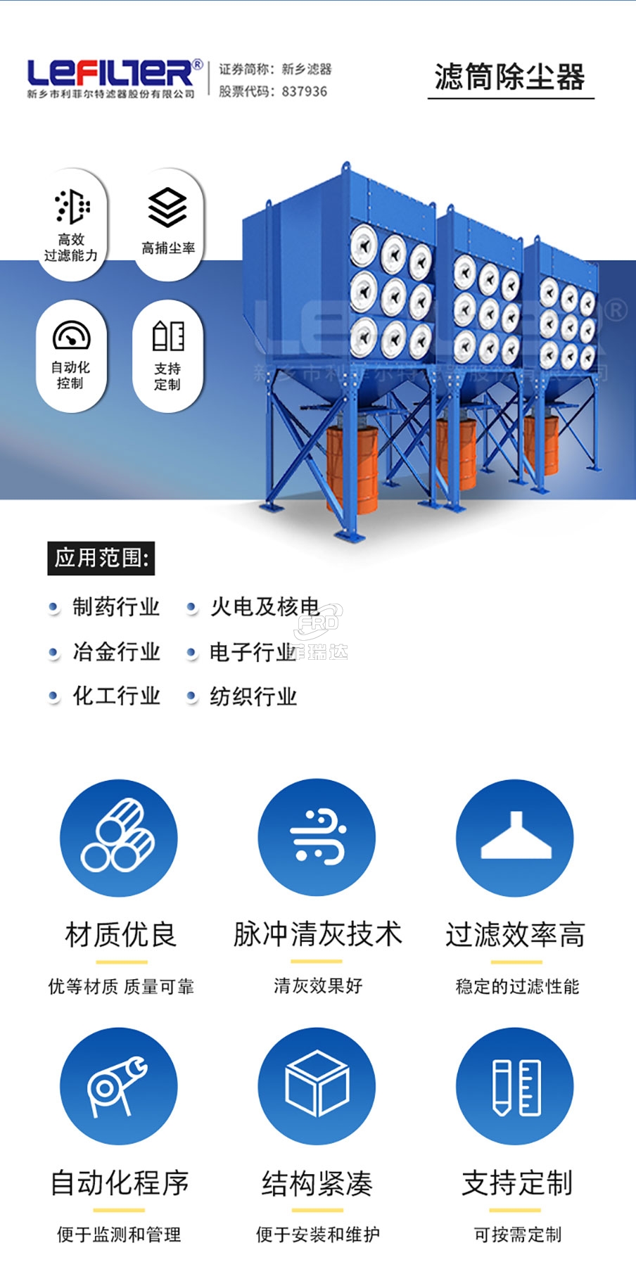 濾筒除塵器簡介